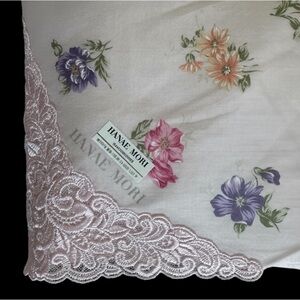 New Hanae Mori Handkerchief/Wrapping Cloth/Mini Scarf/Bandana/Hair/Handbag Tie